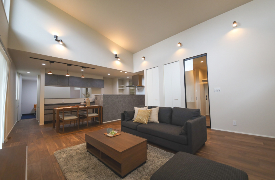 兵庫県加古川・姫路の注文住宅メーカー　ウィズホーム　リビングの写真